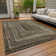 Machine Washable Indoor/Outdoor Xhevrie ACN1725 Brown Rug