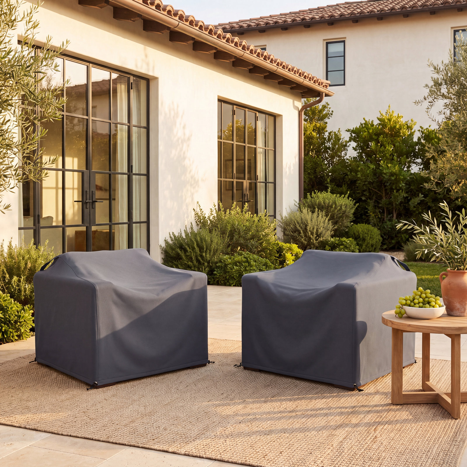 Wicker Swivel Outdoor Patio Chair Cover