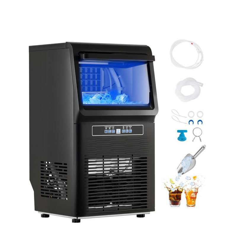 Machine à glaçons commerciale autoportante 80lbs / 24H 36 cubes de glace