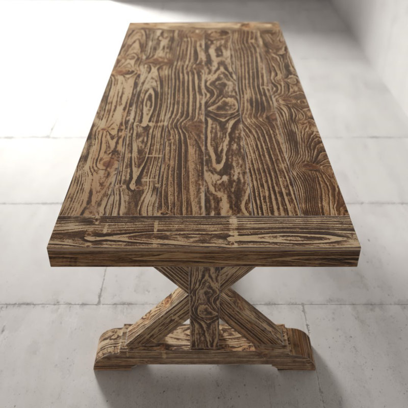 Table de salle à manger Madera, Anthracite, L 78 po x l 35 po