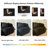 Boneless 114" Modern Modular Sectional Sofa for Living Room,Flannelette Fabric,Oversized 3-Seater Couch,boneless sofa,Deep Seat,Buckle connection,Anti-slip Design,No Assembly-337848614