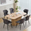 Nordic Style Wooden Dining Table - Rectangular Dining Table - For 4-6 People -2075340183