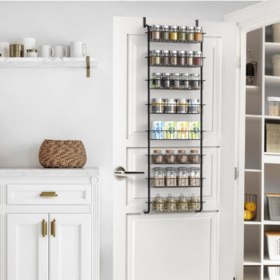 Étagère à épices suspendue à 8 niveaux pour armoire de rangement