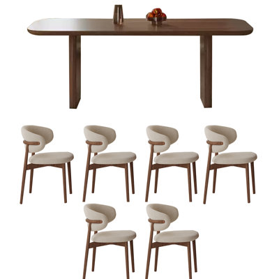 Combinaison table et chaises Nordic Retro
