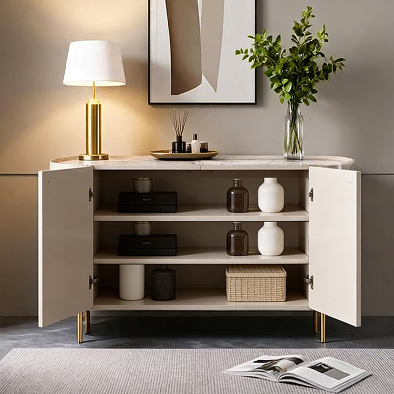 Armoire d'entrée de style italien de luxe, H 35,43 po x l 47,24 po x P 15,72 po