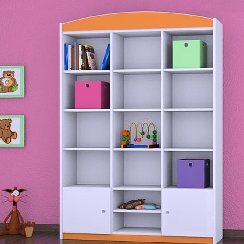 Cara 183cm H X 132cm W Kids Cube, Orange