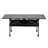 Adjustable Height Camping Table, Folding Portable Outdoor Table with Large Storage Organizer and Carrying Bag, Collapsible Picnic Table 120cm (L) x 55cm(W)