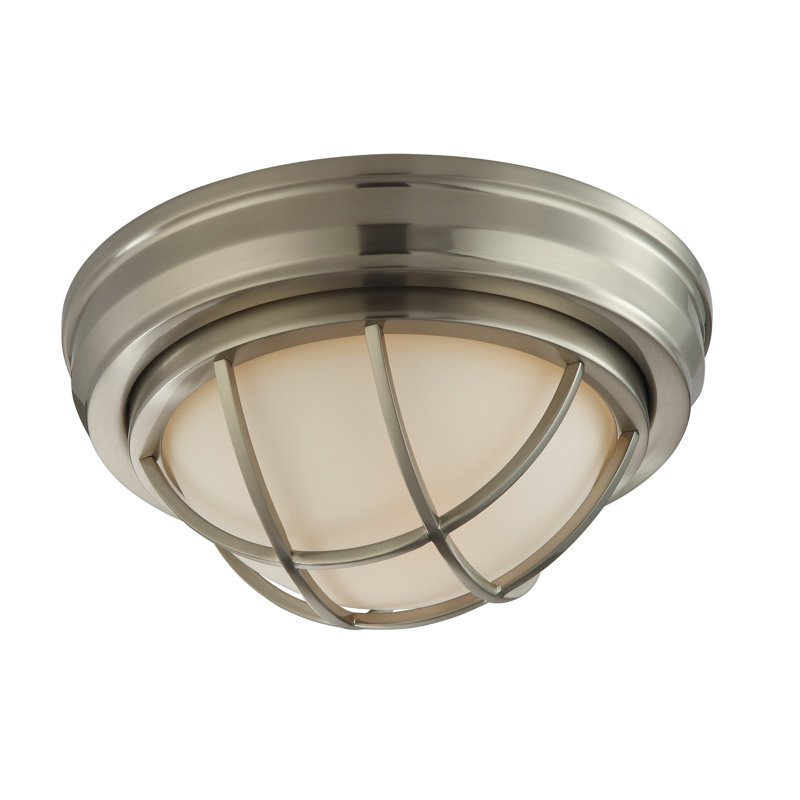 Kimball 1 - Light LED Flush Mount, 6.75" / Aged Brass