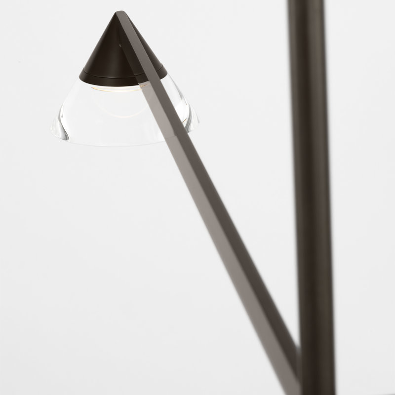 Midrand 4 - Light LED Chandelier, Bronze, 9.1" H x 52" W x 52" D