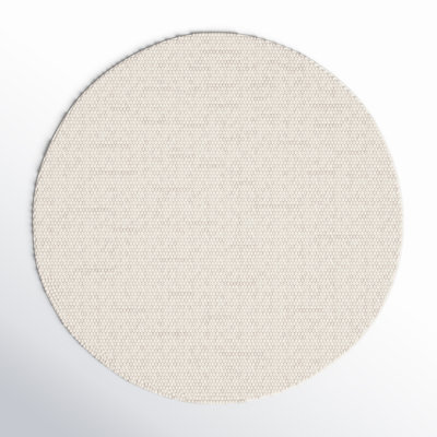 Elle Ivory Hand-Woven Wool Rug