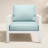 Townsend Weston Metal Outdoor Lounge Club Chair With Sunbrella Cushion-356913412-463407038
