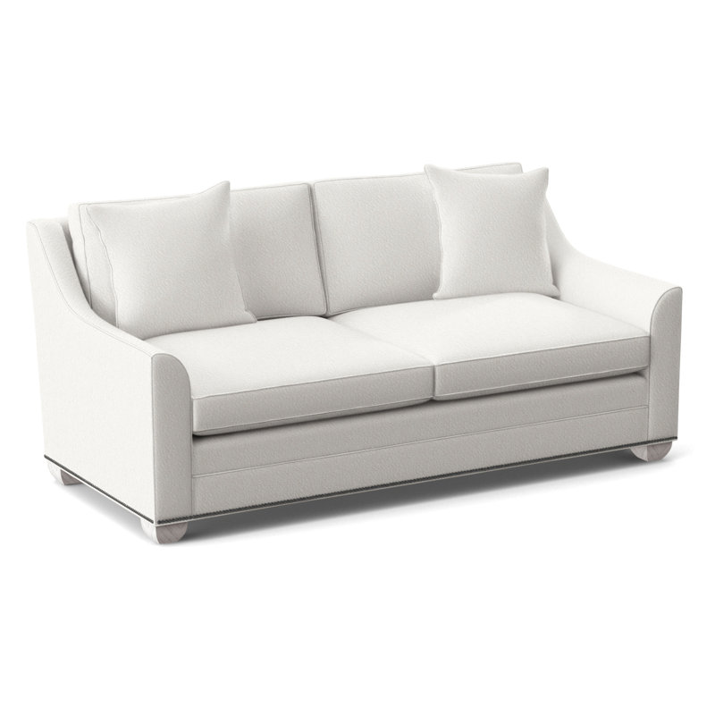 Nicholas Upholstered 89'' Sofa, Kennelly Snow, Dove Grey, Yes