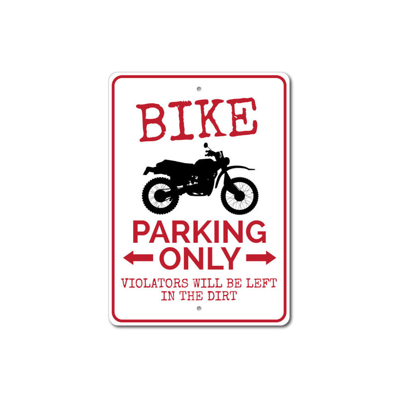 Enseigne de vélo, H 18 po x l 12 po x P 0,06 po