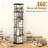 5-Tier Rotating Bookshelf With 360-Degree Swivel, Space-Saving Corner Storage Tower For Home Office Living Room, Heavy-Duty Revolving Bookcase Organizer