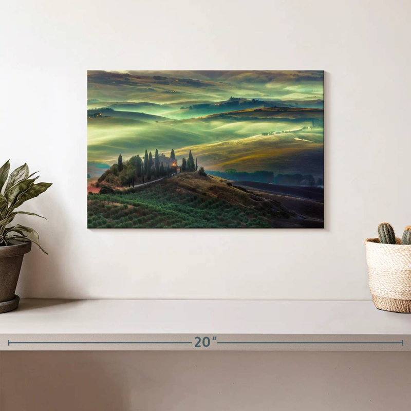 Nicci Tuscan Vineyard Sunrise, H 8 po x l 12 po