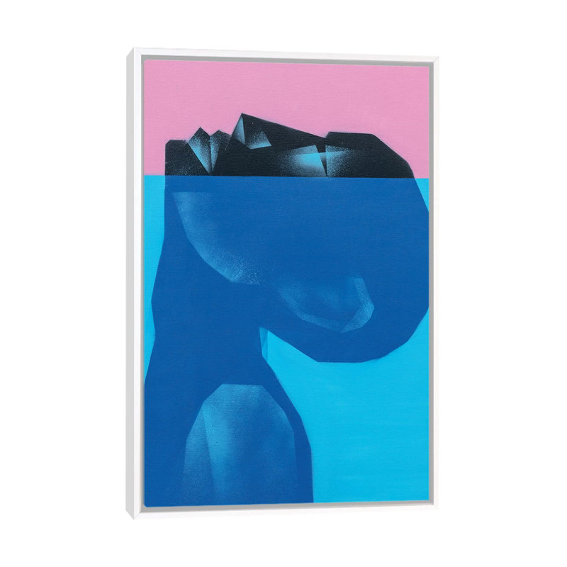 Peace In Water by VCalvento - Print on Canvas, 152.5 cm H x 101.5 cm W, White Framed