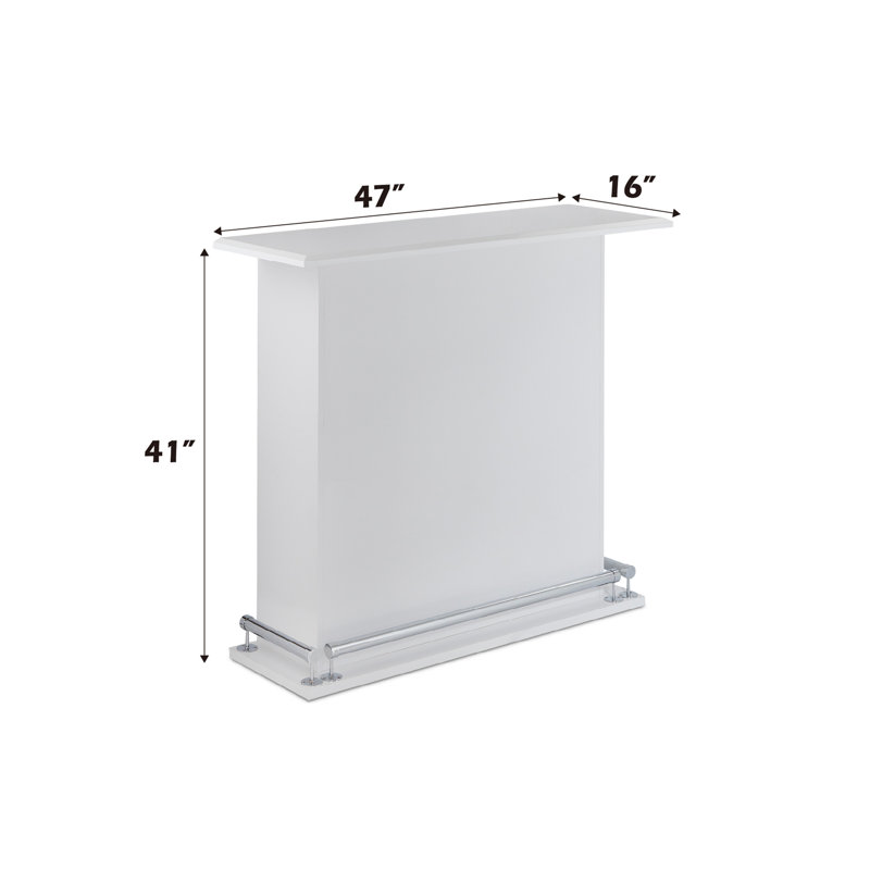 High Gloss Finish Bar Table