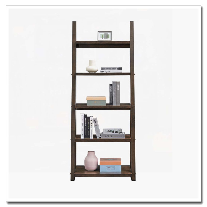 5-Tier Shelves,Bookshelf, Storage Rack, Brown