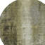 Tapis extérieur rond lavable abstrait vert olive et ivoire 8 pi