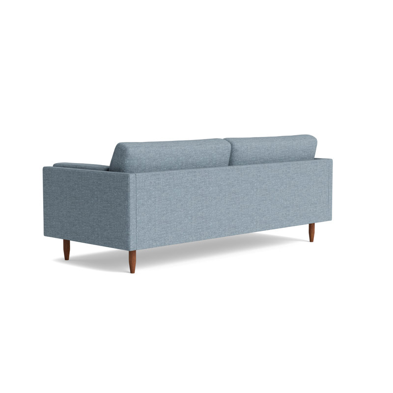 Skinny Fat Loveseat (70"), 85" W, Performance Velvet - Nutmeg