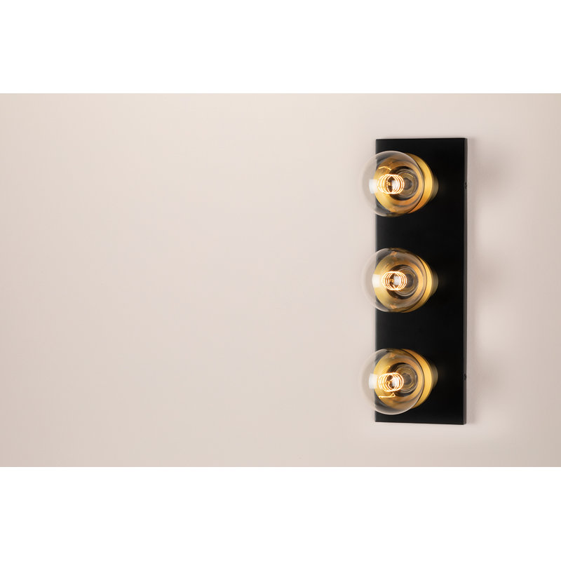 Brandi 3 - Light Vanity Light, Aged Brass