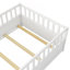 Cadre de lit simple moderne, lit sur pied