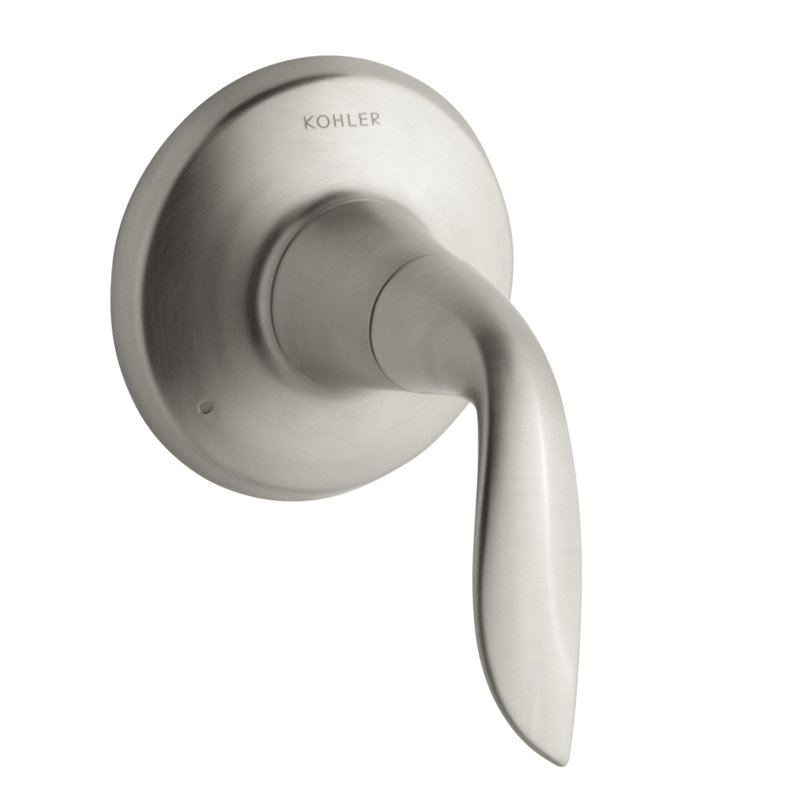 Refinia Transfer Valve Trim, Valve Not Included, Vibrant Brushed Nickel