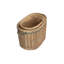 Kaitlynn Wicker 2 Piece Rope Handled Lined Log Basket Set