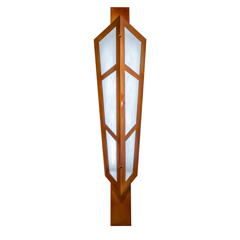 Polaris Steel LED Flush Mounted Sconce