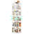 Fortis 54"H x 15.8"W x 15.8"D Rotating Bookcase, Coner bookshelf-928117188-933582473
