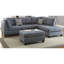 3 pièces Canapé modulaire gris et gris-1321784230