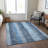 Machine Washable Indoor/Outdoor Cinead ACN1689 Blue Rug-104539833