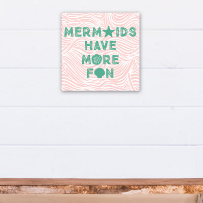 « mermaids a more fun », art sur toile Jace