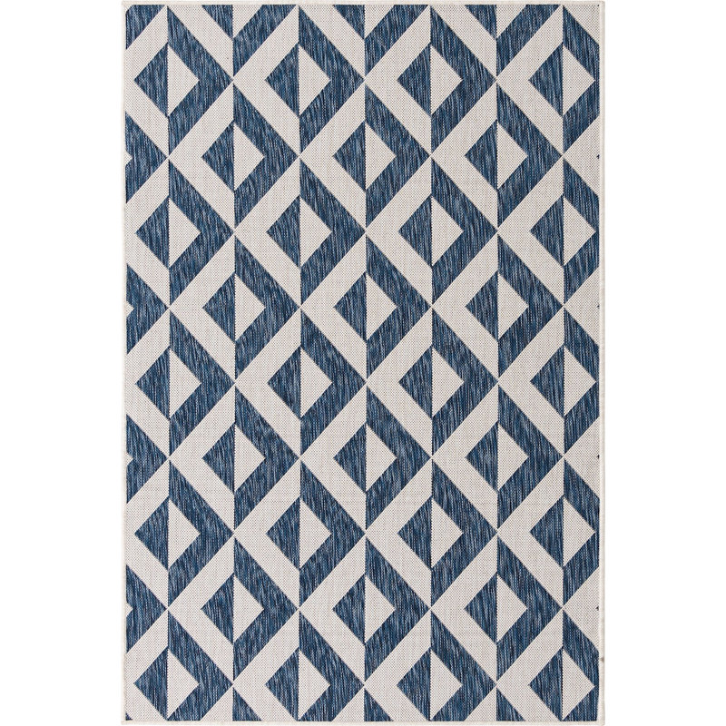 Outdoor Destiny Area Rug Chevron Color, Rectangle 4' x 6'