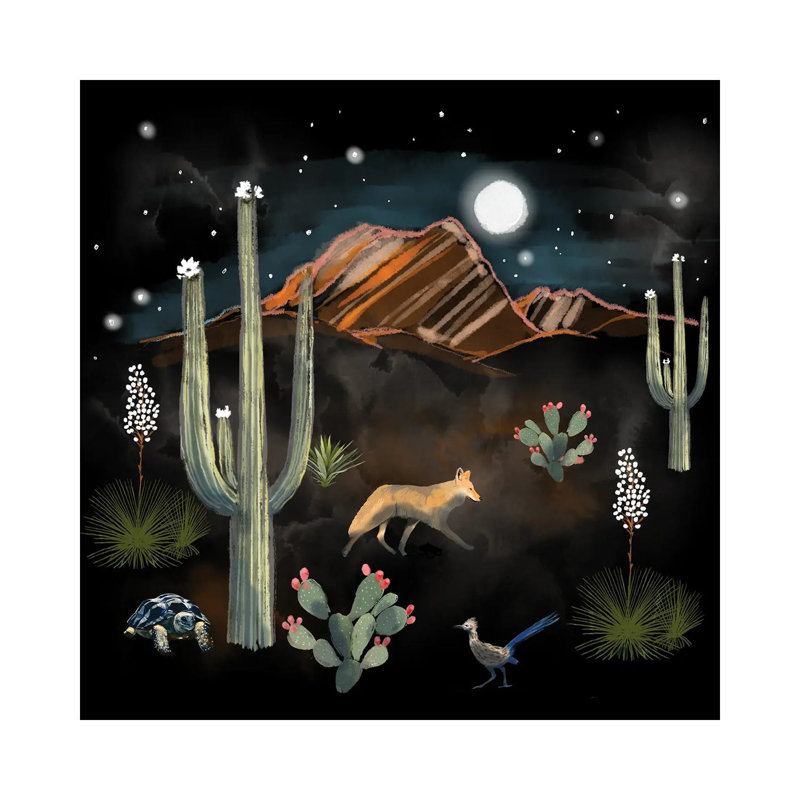 Desert Dwellers - Giclée sur toile tendue avec châssis, H 12 po x l 12 po