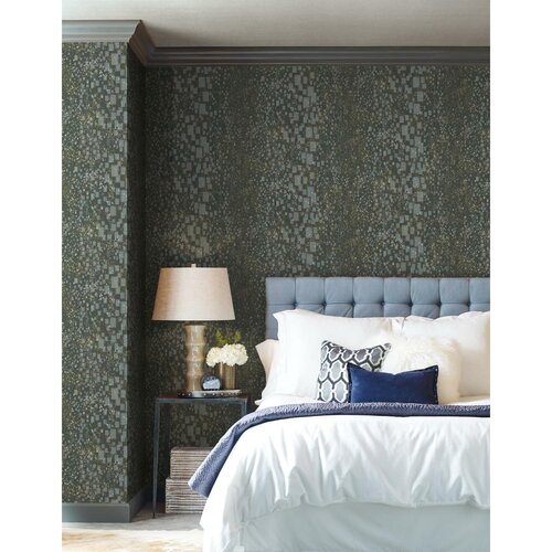 York Wallcoverings Abstract Double Roll | Wayfair