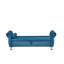 Banc de rangement en velours doux avec boutons en cristal et 1 coussin, pour chambre et salon-492518880