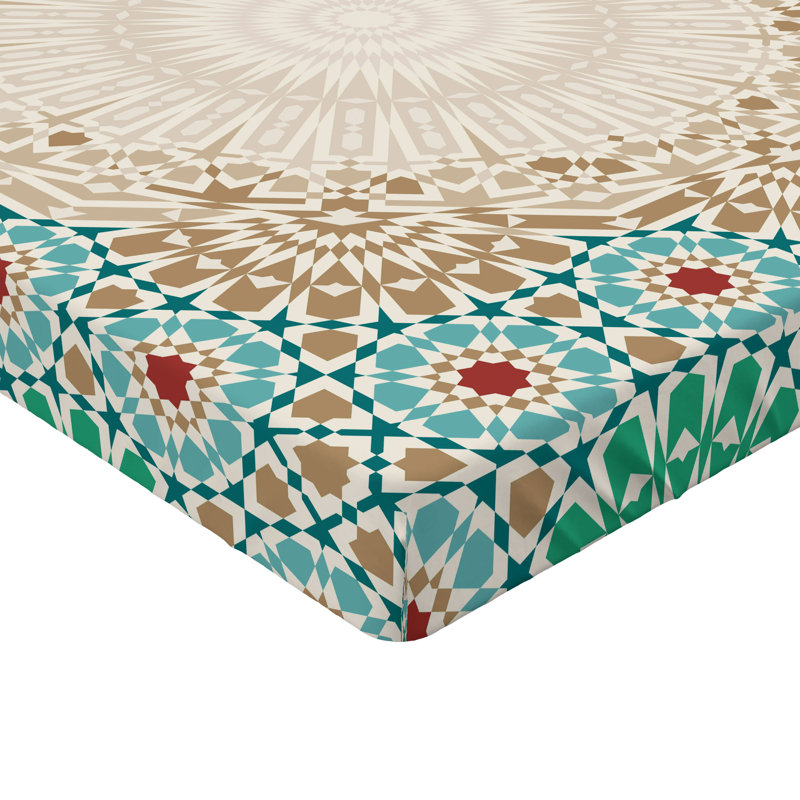 Multicolore Ambesonne, Drap-housse de taille très grand californien