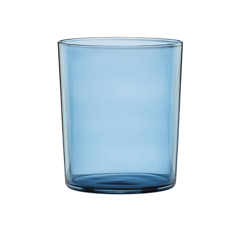 Ensemble de 12 verres empilables bleus, Bleu