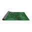 Tapis décoratif vert floral à motif de caryle-2131994001