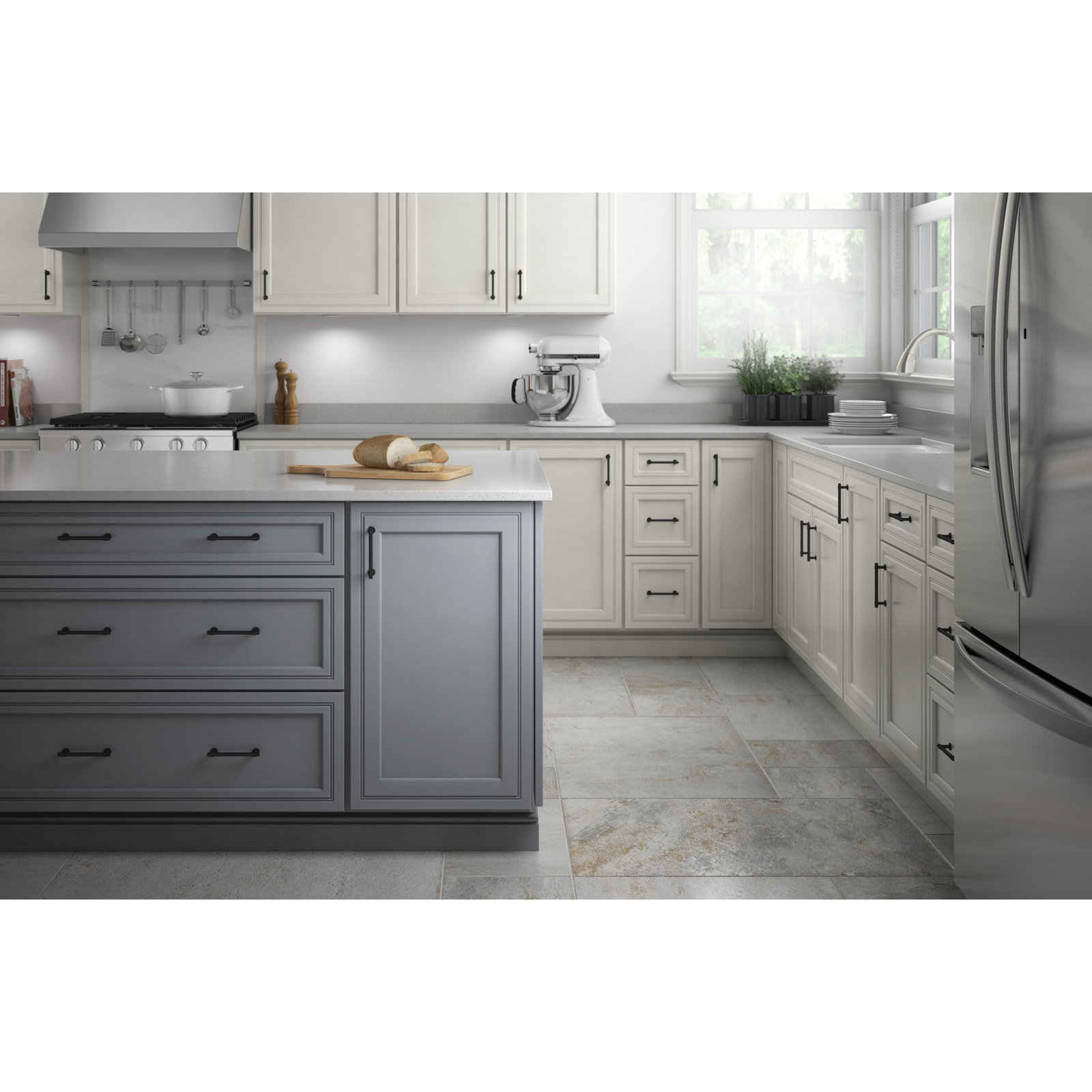 Francisco Bar Cabinet Pull, Matte Black, 4"