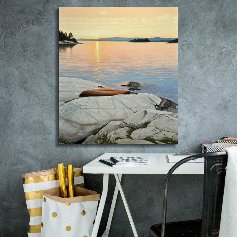  «A Quiet Time» par Kenneth M Kirsch, art mural sur toile, 26 po x 30 po