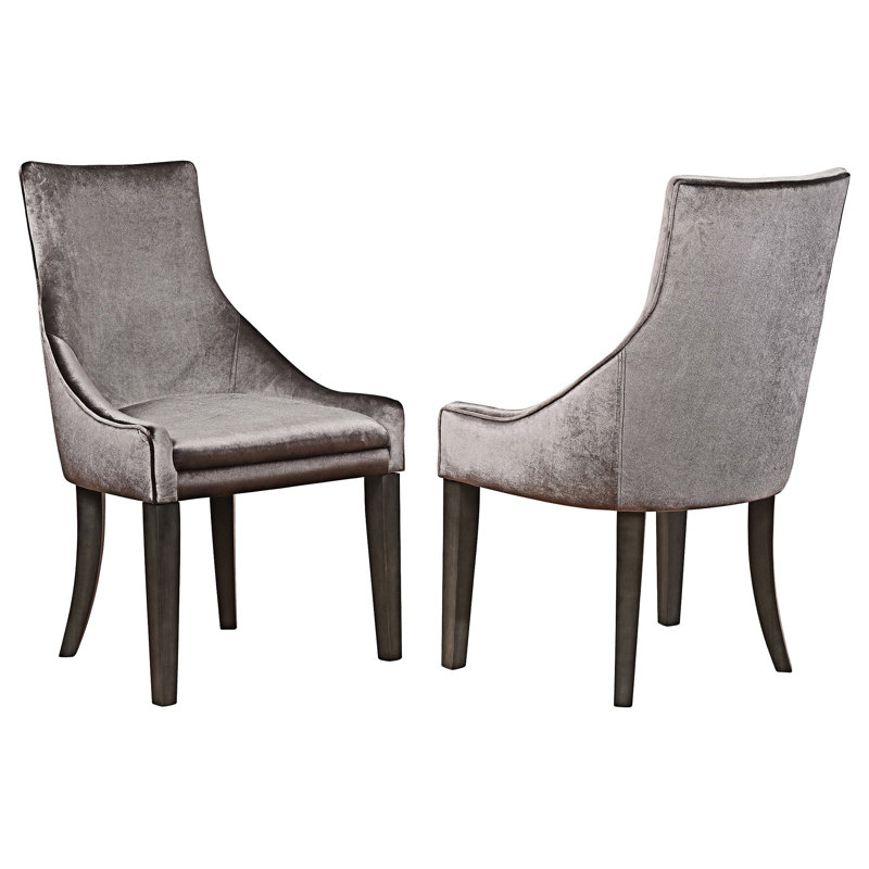 Ensemble de 2 chaises d'appoint rembourrées