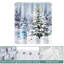 Rideau de douche Rustic Christmas