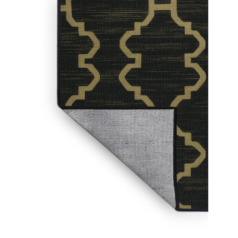 Tapis gris en treillis lavable à la machine, Tapis de couloir 2 pi x 5 pi