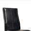 Ensemble de chaises d'appoint de salle à manger transitionnelles, ensemble de chaises 2 pièces seulement, siège rembourré en similicuir espresso à dossier courbé brun