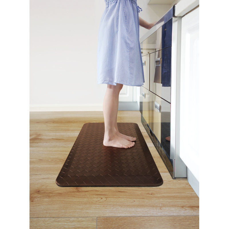 Tapis de cuisine Bouck Comfort, Brun
