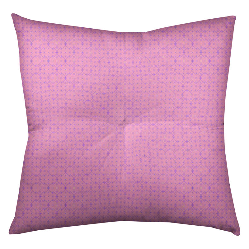 Coussin Katelyn Elizabeth, 30 po x 30 po, Rose / Mauve