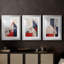 LANDSCAPES Series Cxx - Impression encadrée sur mesure de qualité supérieure - 3 pièces-793024910-793024911