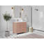Sonoma 36 po X P 22 po D Meuble-lavabo décalé gauche en terre cuite chaude avec 2 po-100435357